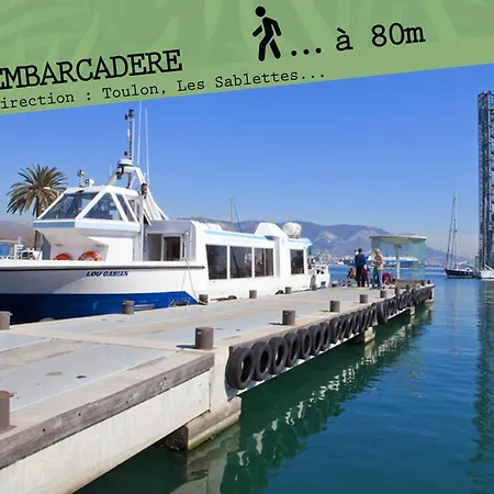 Appartement La Cahute H24,cosy,port,plage,wifi,netflix La Seyne-sur-Mer